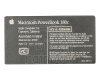 PowerBook Model Sticker (180c)